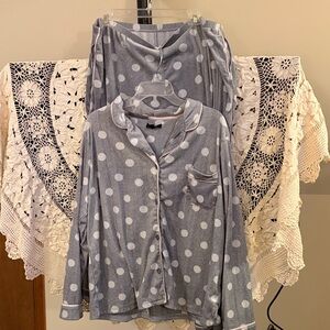 Simply Vera Wang Polka Dot Pajama Set NWOT Size XXL